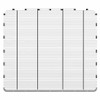 Aluminum Billet Style Grille Insert W/ Horizontal Bars For Peterbilt 389