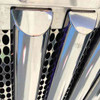 33.5 Inch 304 Stainless Steel Half Moon Vertical Grille Bar For Peterbilt 379, 389 & 389 Glider