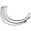 2 Plastic 1/4 Inch Air Line Unions W/ 28 Inch Plastic Airline Hose