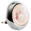 2 Inch Round 9 Diode LED Light With Snap On Bezel - Amber LED / Clear Lens