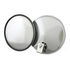 7 Inch Stainless Steel Convex Blind Spot Mirror, Offset Mount