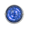 Classic Watermelon Surface Mount LED Light - Blue LED / Smoke Lens