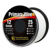 12 Gauge White Primary Wire- 25 Ft