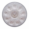 4 Inch Round 10 Diode Stop / Turn / Tail Light - Red LED / Clear Lens