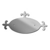 Stainless Steel Oval Emblem Accent With Spades For Peterbilt