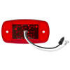 2 X 4 Inch Clearance Light 14 Diode - Red LED / Red Lens