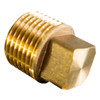 Brass Square Head Plug 1/2 Inch