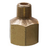 Brass Hose Fpt To Mpt Adapter- 1/4 X 1/8 Inch