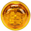 2 Inch High Profile Round Marker / Clearance Light, 8 Diode  - Amber LED / Amber Lens