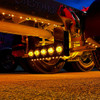 33 X 16 Inch Paintable SS Front Drive Axle Filler Panel With 5 Rnd 4 Inch, Back 4 Rnd 4 Inch, & 11 3/4 Inch Light Holes