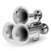 Extra Loud 3 Bell Compact Train Horn Chrome 130-135 Decibels