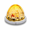Star Burst Series Watermelon Clearance Marker Light - Amber LED / Clear Lens