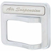 Chrome Plastic Air Suspension Rocker Switch Cover For Peterbilt 567, 579, 587 2012-Newer