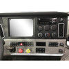 Chrome Plastic Center Dash Lower Panel Edge Trim For Freightliner Cascadia 2018 - 2023