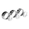 Chrome AC Control Dial Covers 6 Piece For Freightliner Cascadia 2018 - 2023