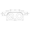 120 Inch Stainless Steel Smooth Full Fender With Rolled Edge 16 Gauge