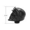 Black Aluminum Skull Biker Gearshift Knob 1/2 Inch-13 Thread-On