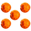 Amber Glass Watermelon Marker Light Lenses -  5 Pack