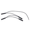 0.180 Inch Female Plug Wire Harness With 4 Plugs- 3-7/8 Inch  Lead