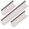 3 Wire Pigtail With 3 Prong Right Angle Plug - 12 Inch Lead - 50 Pcs