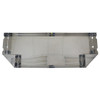 60 Inch Stainless Tool Box Top Tray With 6 Inch Light Hole