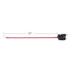 2 Prong Pigtail Straight Plug 12 Inch Leads - 50 Pack