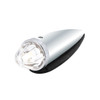 Glass Watermelon Cab Light with 1156 Amber Bulb & Clear Lens