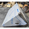 BLEMISHED: CSM SS Battery / Tool Box Replacement Lid W/ Square Corners For Peterbilt 378, 379 & 389 With No Upper Step