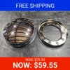 BLEMISHED: Chrome Front Steer Axle Hideaway Hubcap For Hub Pilot Wheels