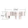 Pearl White Splitter Button For Eaton Fuller 13 Speed