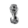 1/2 Inch -13 Thread-On Skull Gearshift Knob With 9/10 Speed Adapter