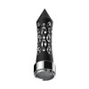 M30X3.5 Daytona Style Spike Gearshift Knob With Chrome 9/10 Speed Adapter