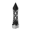 M30X3.5 Daytona Style Spike Gearshift Knob With Chrome 9/10 Speed Adapter