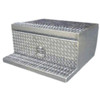 CSM Diamond Plate Aluminum Tool Box W/ Smooth Sides & OE Style Steps- 30 X 30 X 15 Inch For Peterbilt 359, 377, 378, 379, 389 & 389 Glider