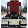 304 Stainless Steel Rear Frame Cover W/ Steerhead Cutout For Peterbilt 377, 378, 388, 389 W/ Steel Crossmembers