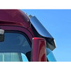 18 Inch Stainless Steel 2 Piece Drop Visor W/ 10-3/4 Inch Light Holes For Peterbilt 579 Ultraloft