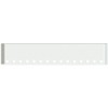 22 Inch Chrome American Road Runner Mitered Corner Bumper With 15 Rnd 2 Inch Light Holes For Freightliner Classic, FLC, FLT