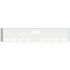 22 Inch Chrome American Road Runner Mitered Corner Bumper With Tow & 8 Oval Light Holes For Freightliner Classic,  FLC,  FLT