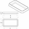 Center Dash Warning Light Bezel Without Visor For Peterbilt