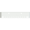 18 Inch Chrome American Road Runner Mitered Corner Bumper With Tow, 2 Oval & 10 Rnd 2 Inch Light Holes For Kenworth W900B,  W900L