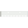 18 Inch Chrome American Road Runner Mitered Corner Bumper With Tow & 9 Oval Light Holes For Kenworth W900B,  W900L