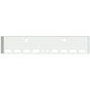 20 Inch Chrome American Road Runner Mitered Corner Bumper With Tow, 8 Oval & 2 Rnd 2 Inch Light Holes For Kenworth W900B,  W900L