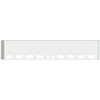 22 Inch Chrome American Road Runner Mitered Corner Bumper With 8 Oval & 2 Rnd 2 Inch Light Holes For Western Star 4900, 4964