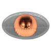 Hood Marker Lamp 3-Pin - White Bulb / Clear Lens For Freightliner M2