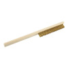 Wooden Handle Wire Brush - Brass Bristles