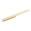 Wooden Handle Wire Brush - Brass Bristles