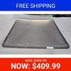 BLEMISHED: Stainless Steel Punched Grille W/ Oval Holes For Peterbilt 389