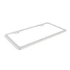 Stainless Steel License Plate Frame Plain 2 Holes