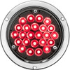 4 Inch Pearl Sleeper Light 12 V- Red LED / Smoke Lens