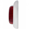 40 Diode Oval Stop, Turn, And Tail Light W/ Chrome Flush Mount Bezel